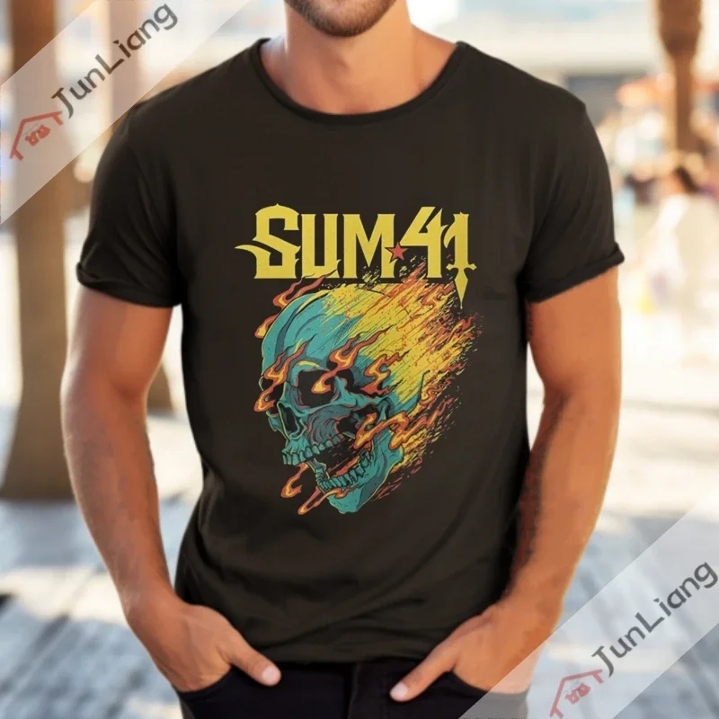 Sum 41 T-shirts for Women Rock Band Harajuku Short Sleeved T-shirt Y2k Clothing Goth Clothes Streetwear Men Graphic Women's
Sum 41 T-shirts for Women Rock Band Harajuku Short Sleeved T-shirt Y2k Clothing Goth Clothes Streetwear Men Graphic Women's