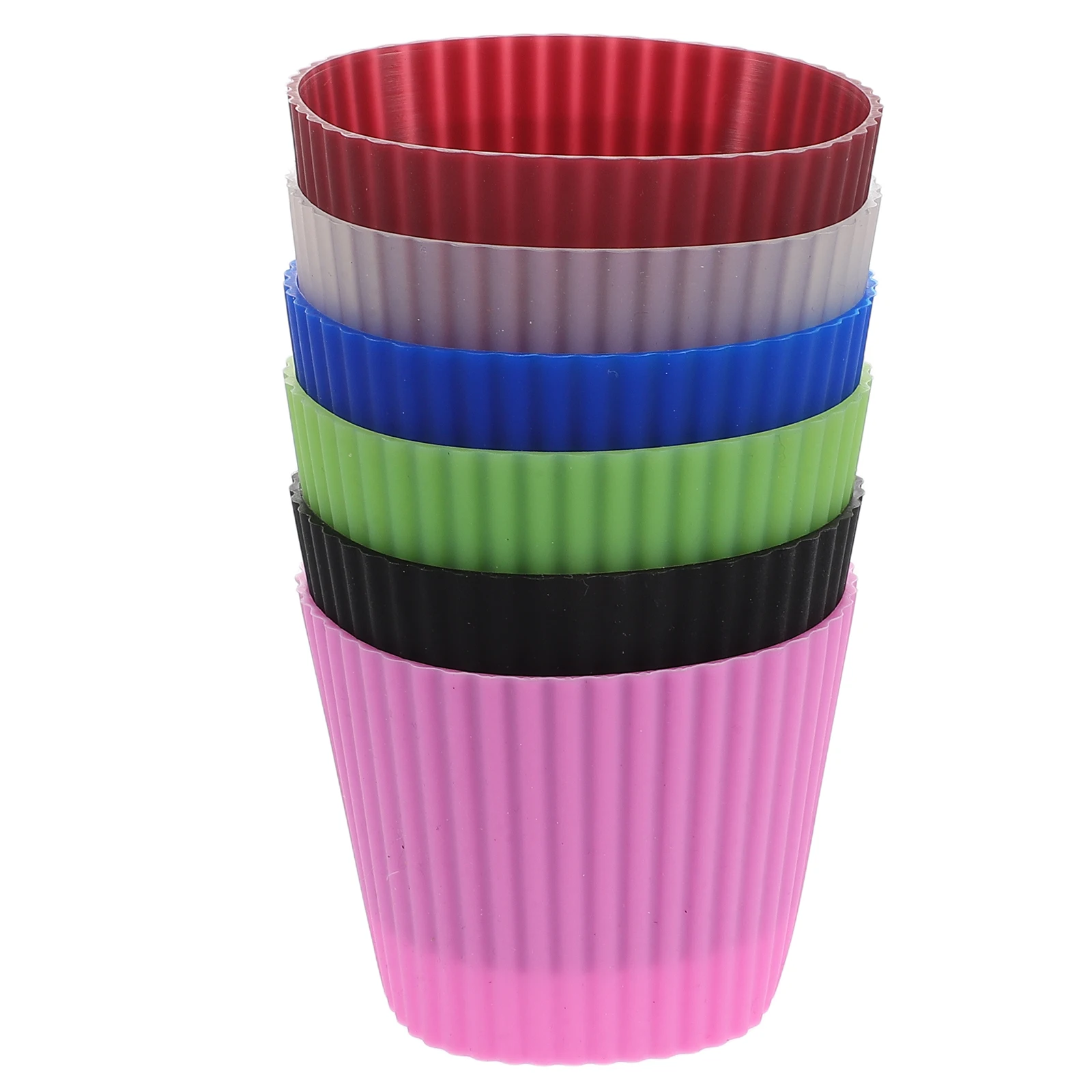 6pcs Silicone Cup Cover Reusable Heat Resistant Protector for Coffee Mug Nonslip Travel Insulated Glass Bottle
6pcs Silicone Cup Cover Reusable Heat Resistant Protector for Coffee Mug Nonslip Travel Insulated Glass Bottle