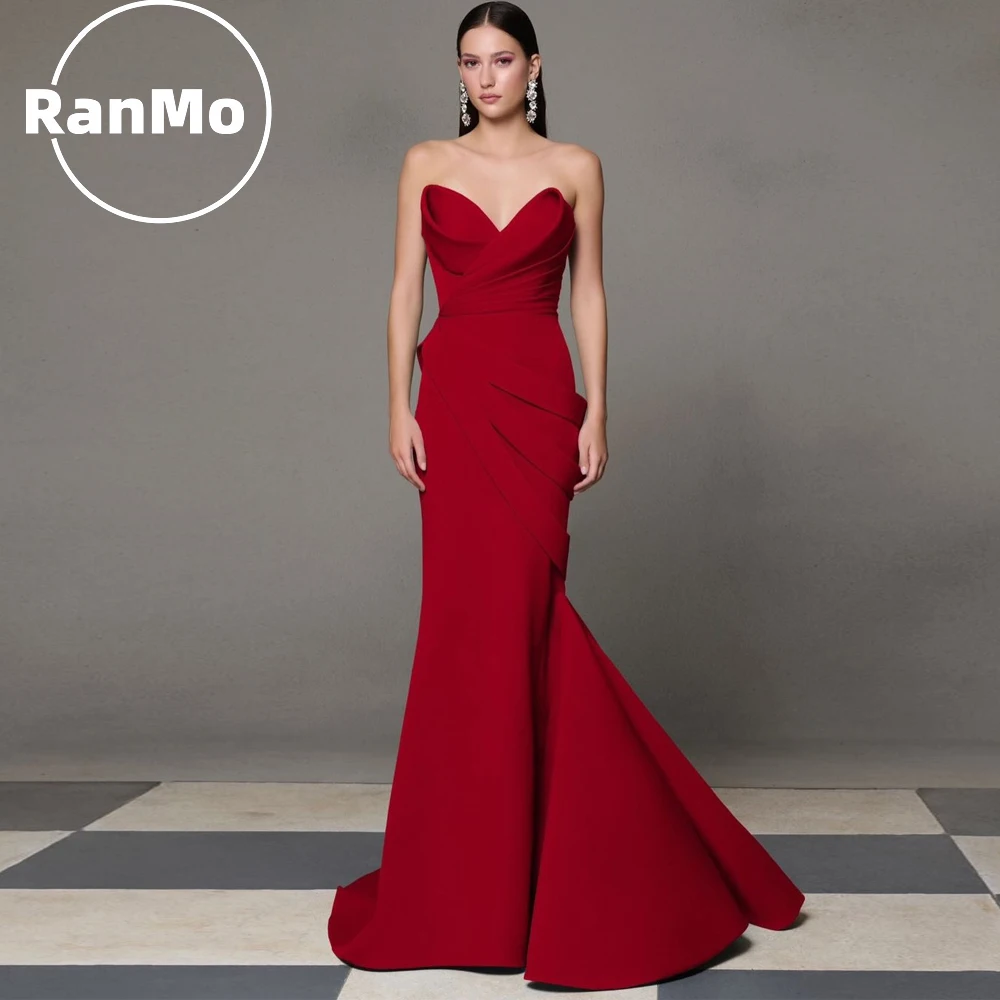 Вечернее платье Ranmo Red Sweetheart 2026 из атласа, без рукавов, фасон «русалка», плиссированное, в пол, для выпускного вечера, на заказ
Вечернее платье Ranmo Red Sweetheart 2026 из атласа, без рукавов, фасон «русалка», плиссированное, в пол, для выпускного вечера, на заказ