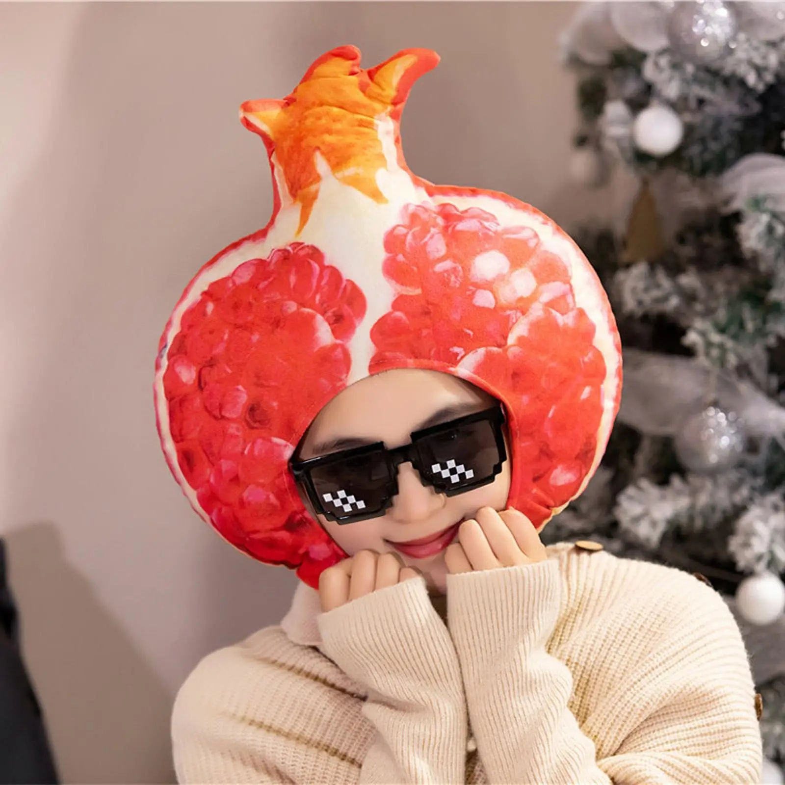 Pomegranate Hat Cartoon Durable Decorative Novelty Photo Prop Costume Hat for Carnival Role Play Masquerade Party Women Men
Pomegranate Hat Cartoon Durable Decorative Novelty Photo Prop Costume Hat for Carnival Role Play Masquerade Party Women Men