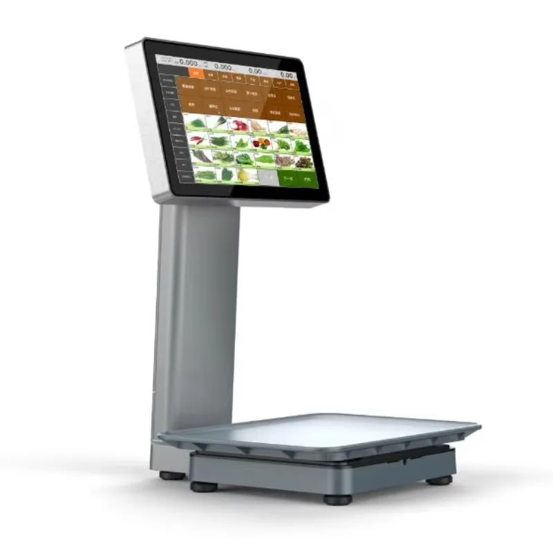 Scale Weighing Scale Touch Screen Scale with Linux System in Retail Stores