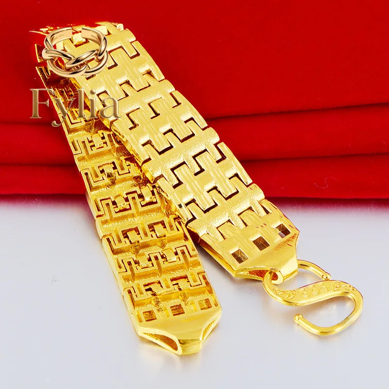 Fylia Jewelry Fylia Jewelry 9999 Thickened Fashionable Gold 24k Gold Men's Watch Chain Wrist Chain Pixiu S Buckle Atmospheric
Fylia Jewelry Fylia Jewelry 9999 Thickened Fashionable Gold 24k Gold Men's Watch Chain Wrist Chain Pixiu S Buckle Atmospheric