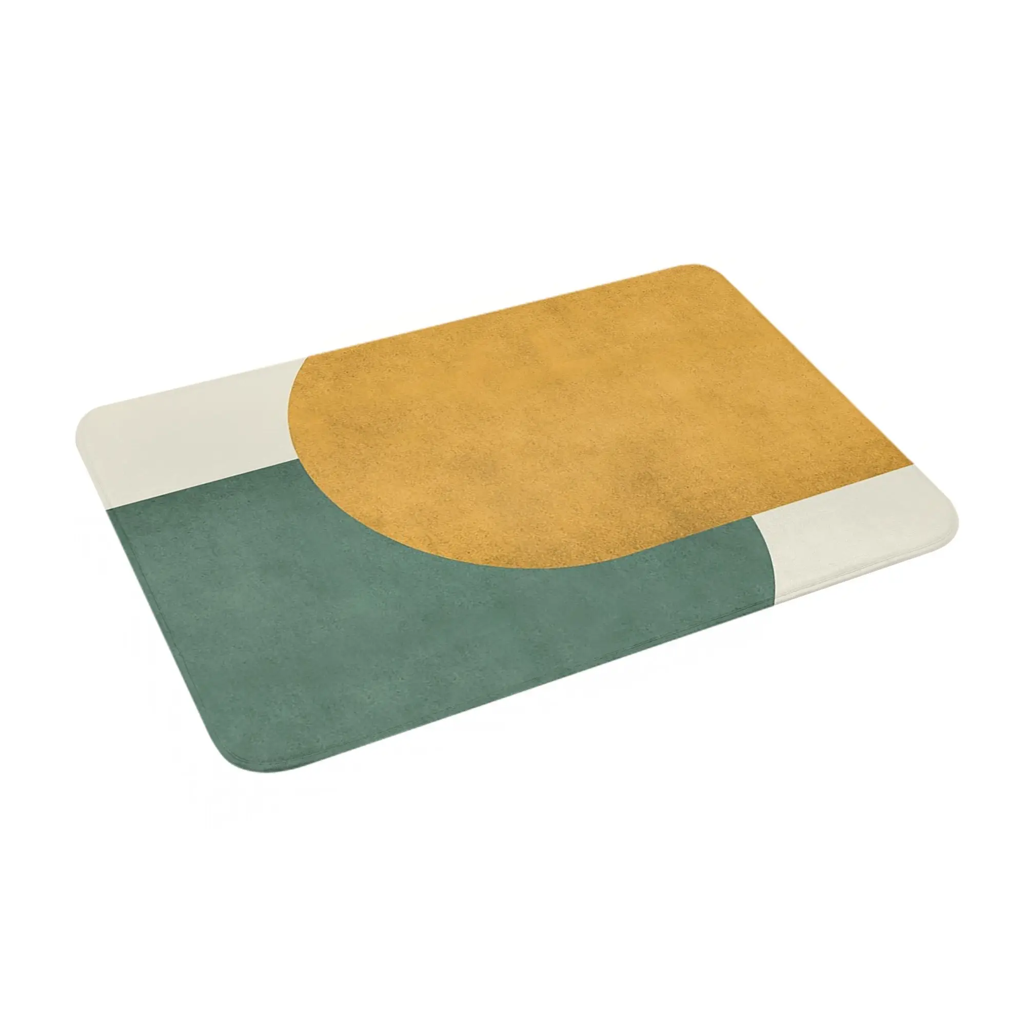 Half Circle Colorblock - Gold Green Anti-slip Doormat Floor Mat Carpet Rug for Kitchen Entrance Home Bathroom Footpad Mats
Half Circle Colorblock - Gold Green Anti-slip Doormat Floor Mat Carpet Rug for Kitchen Entrance Home Bathroom Footpad Mats