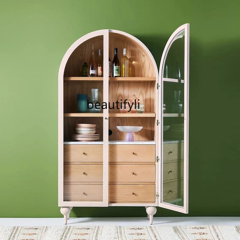 American color matching bookcase modern simple storage French retro display side cabinet decorative cabinet
American color matching bookcase modern simple storage French retro display side cabinet decorative cabinet