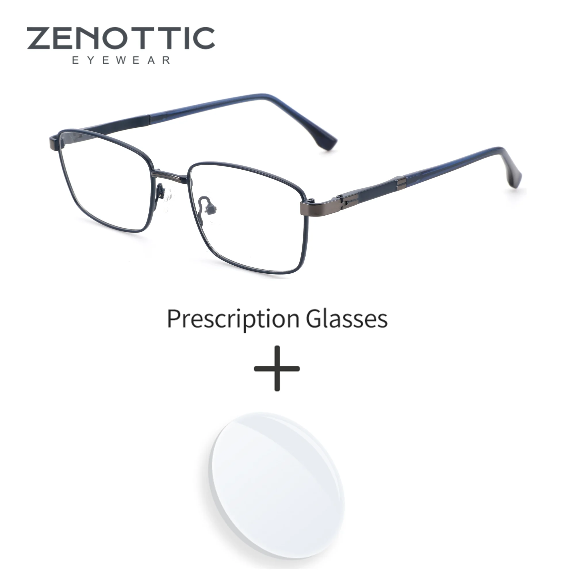 ZENOTTIC (S Size) Stylish Square Prescription Eyeglasses for Men Fashion Metal&Acetate Progressive/Photochromic Optical Glasses
ZENOTTIC (S Size) Stylish Square Prescription Eyeglasses for Men Fashion Metal&Acetate Progressive/Photochromic Optical Glasses