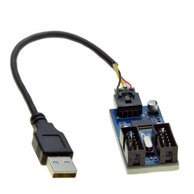 Кабель-Удлинитель USB 2,0 (штекер) 1-2 9-контактный (гнездо) с разъемом USB usb-хаб на 9-контактный разъем USB 2,0
Кабель-Удлинитель USB 2,0 (штекер) 1-2 9-контактный (гнездо) с разъемом USB usb-хаб на 9-контактный разъем USB 2,0