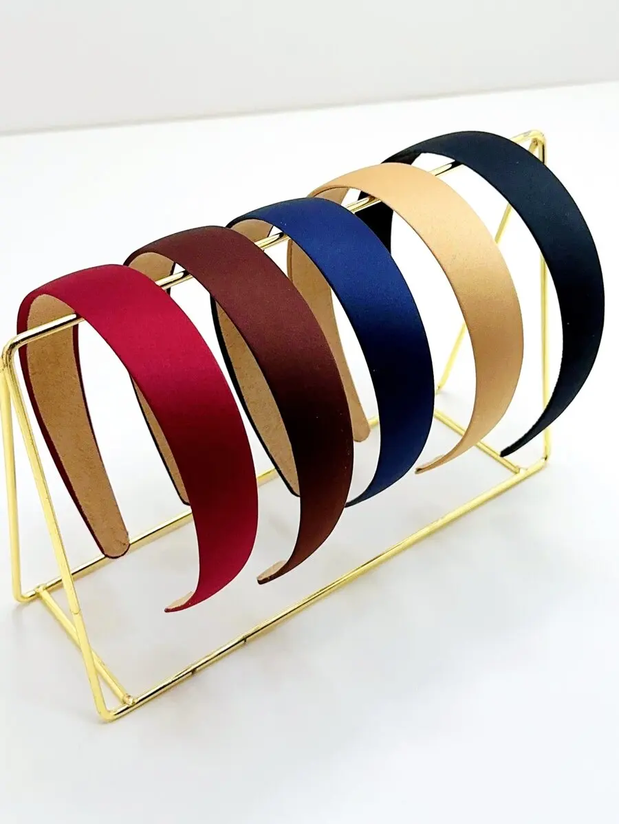 5pcs Solid Wide Satin Headbands For Women Hair Accessories
5pcs Solid Wide Satin Headbands For Women Hair Accessories