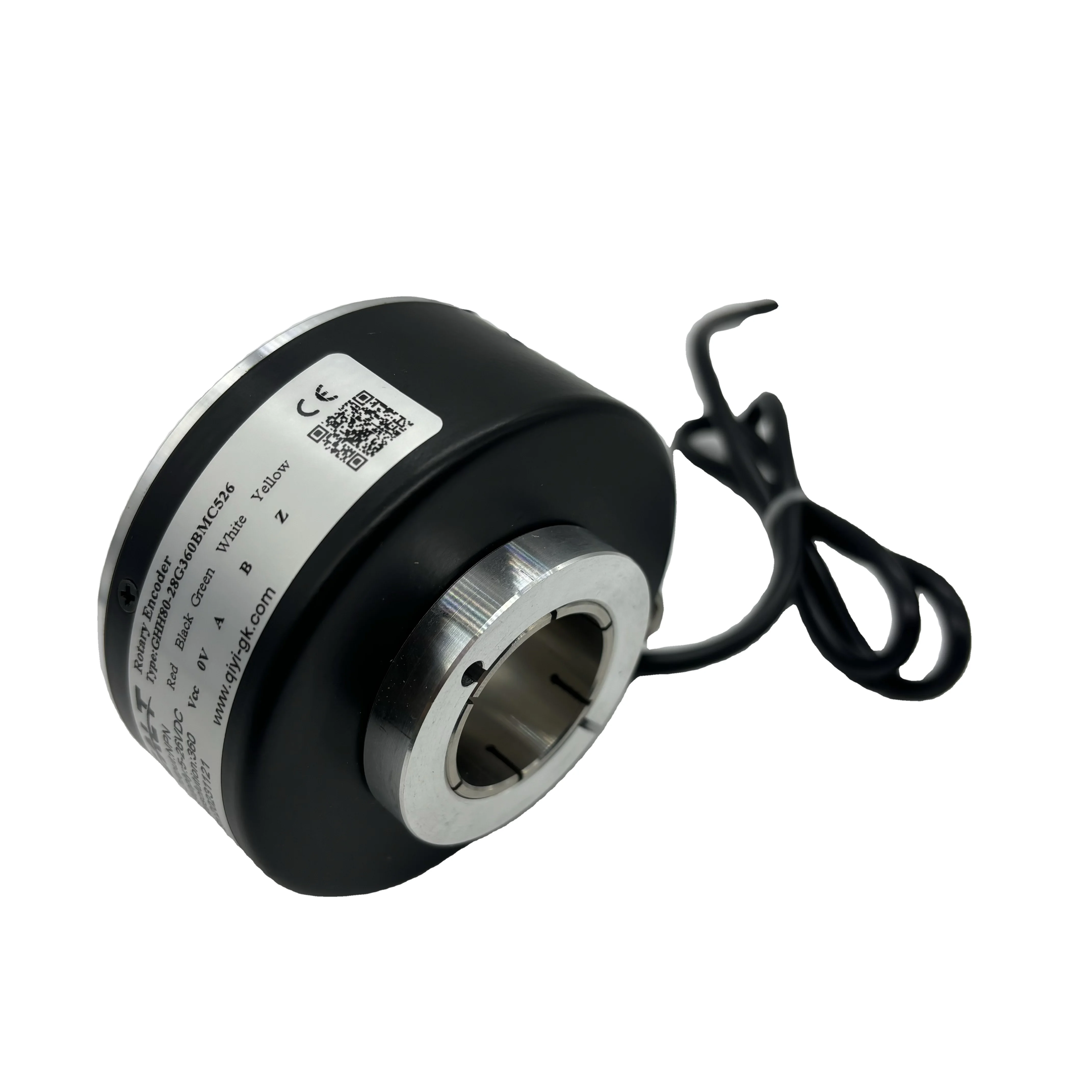CALT 20MM Hollow Shaft Incremental Rotary Encoder 2048ppr GHH80-20G2048BMP526 for Packing Machine
CALT 20MM Hollow Shaft Incremental Rotary Encoder 2048ppr GHH80-20G2048BMP526 for Packing Machine