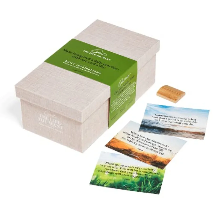 Oprah's The Life You Want™ Daily Inspiration Cards!
Oprah's The Life You Want™ Daily Inspiration Cards!