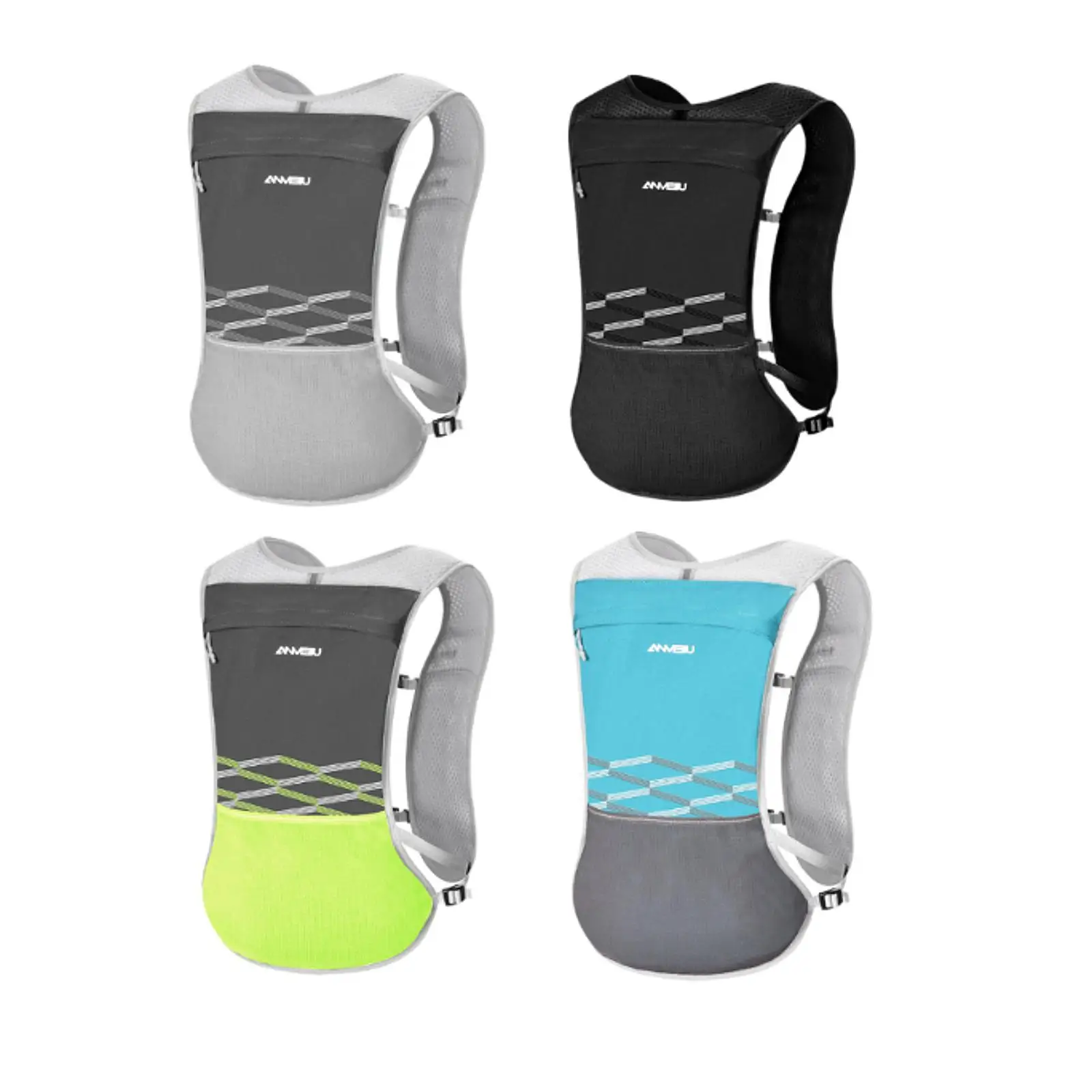 Pack Vest Adjustable Runner Rucksack Multi Pockets Backpack Outdoor Sport Bag for Jogging Workout Camping
Pack Vest Adjustable Runner Rucksack Multi Pockets Backpack Outdoor Sport Bag for Jogging Workout Camping