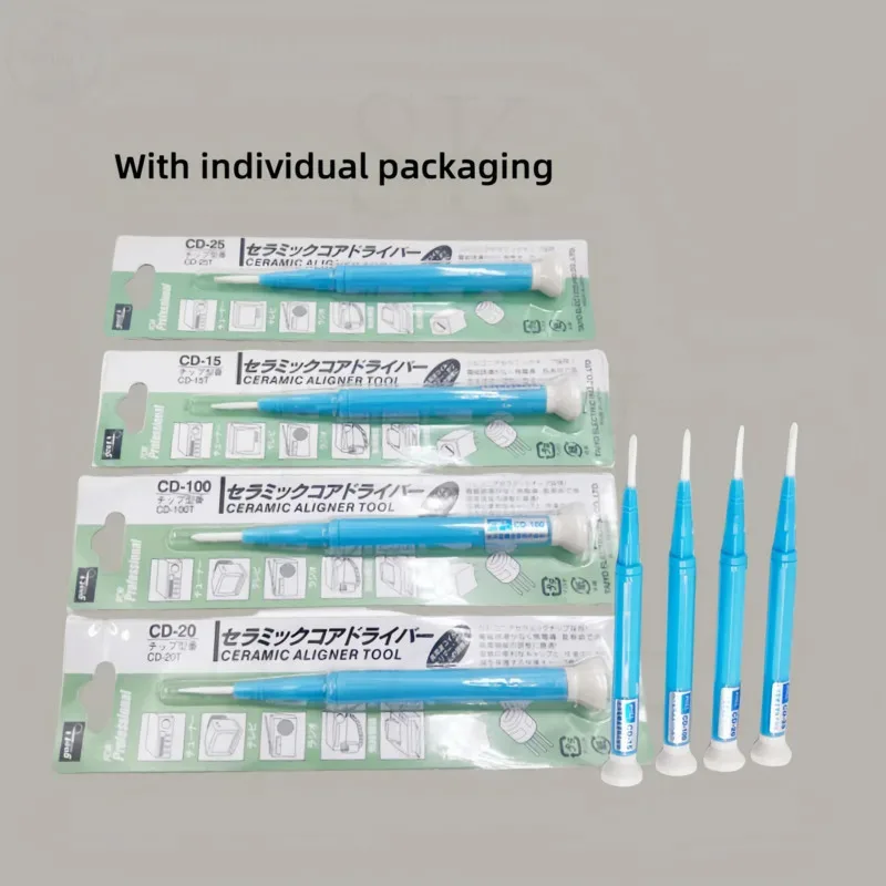 Goot 4pcs Plastic Ceramic Screwdriver Non-Magnetic Repair Tools Hand Tools For High Frequency Circuit Adjustment CD-15/20/25/100
Goot 4pcs Plastic Ceramic Screwdriver Non-Magnetic Repair Tools Hand Tools For High Frequency Circuit Adjustment CD-15/20/25/100