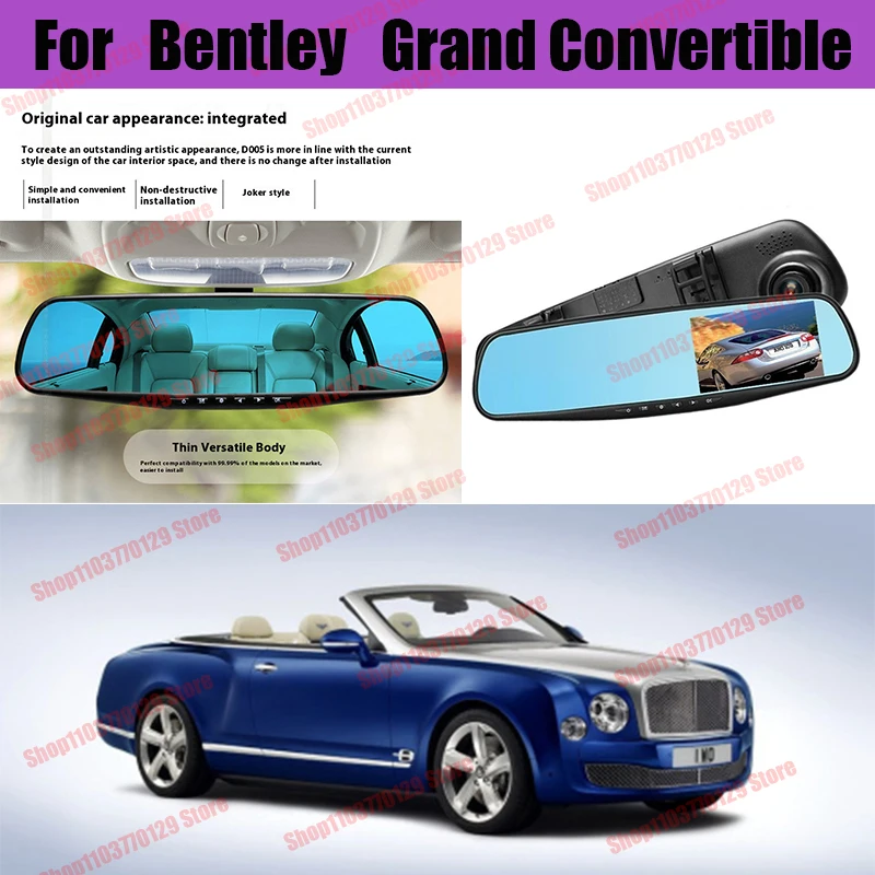 For BentleyGrandConvertible High definition dual lens driving recorder with front and rear dual recording reverse images Car dvr
For BentleyGrandConvertible High definition dual lens driving recorder with front and rear dual recording reverse images Car dvr
