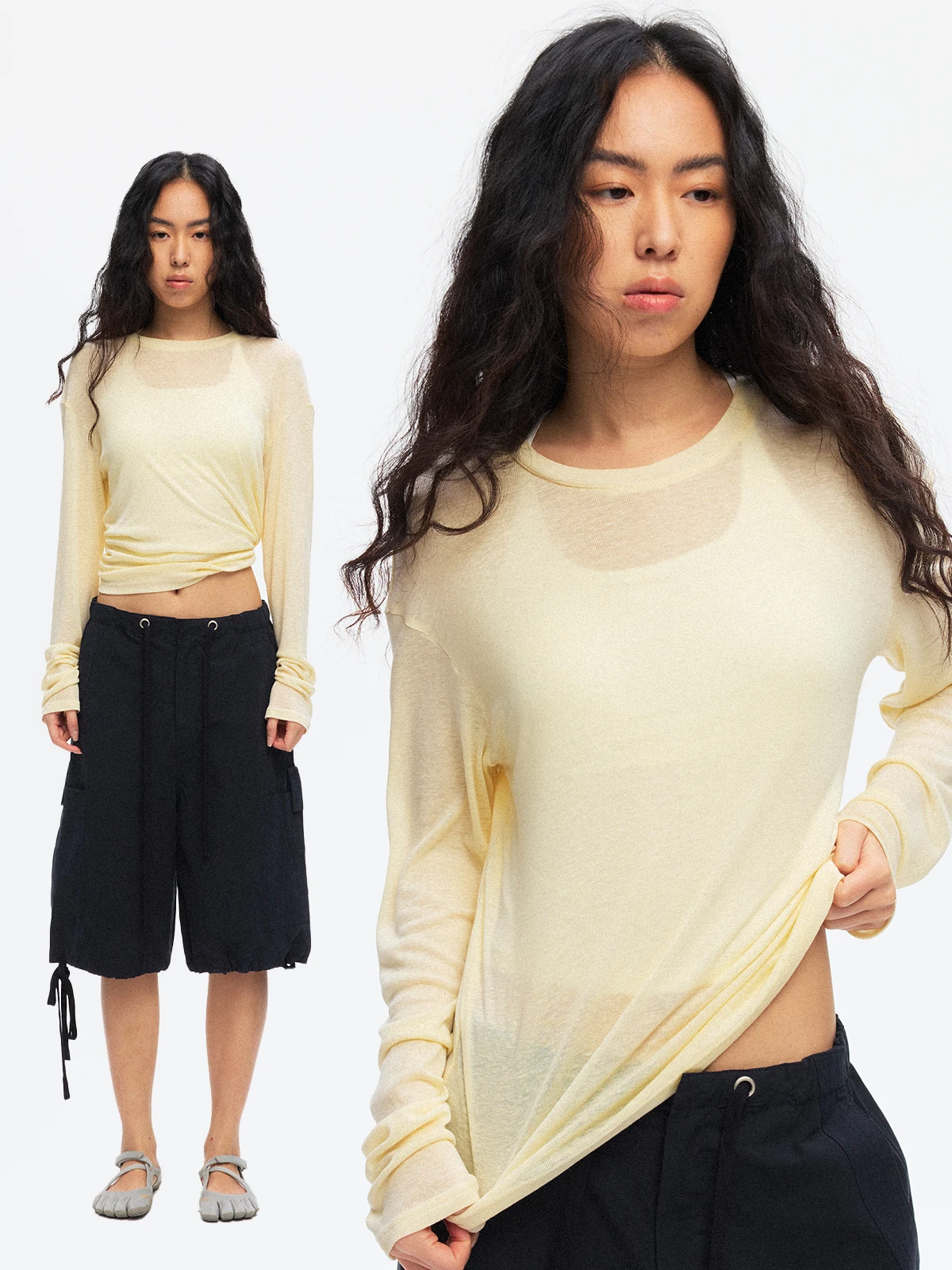 TDDP Tidal Women's Long Sleeve Linen Tee Lightweight Air Conditioning Cover up Summer Thin Sun Protection City Walk Casual Wear
TDDP Tidal Women's Long Sleeve Linen Tee Lightweight Air Conditioning Cover up Summer Thin Sun Protection City Walk Casual Wear
