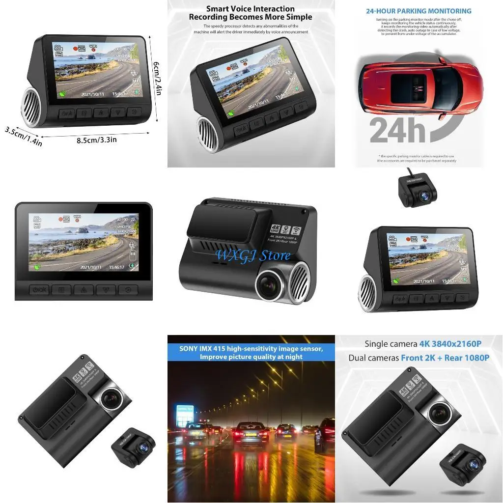 37JE Auto Car DVR Cameras Double Lens Full HighDefinition 1080P Video Cycle Driving Recorder Rear View Camera LoopsRecording
37JE Auto Car DVR Cameras Double Lens Full HighDefinition 1080P Video Cycle Driving Recorder Rear View Camera LoopsRecording