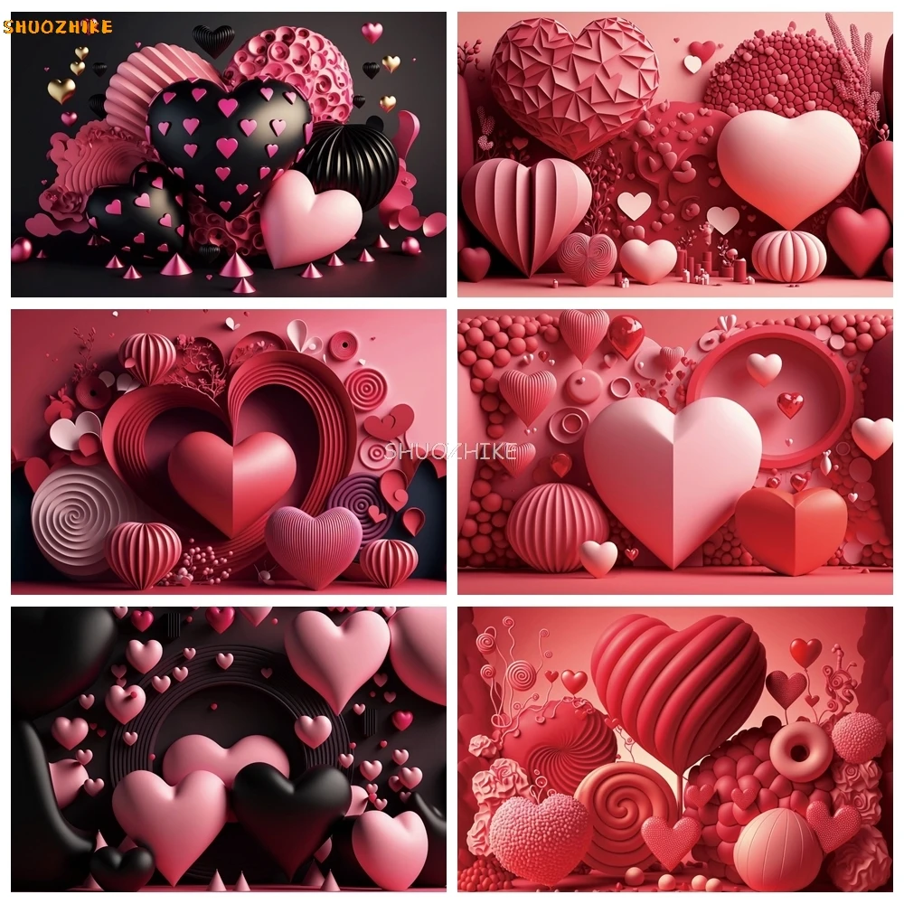 3D Red Love Heart Photography Backdrop Happy Valentine's Day Wedding Birthday Party Decor Bridal Shower Background Photo Studio
3D Red Love Heart Photography Backdrop Happy Valentine's Day Wedding Birthday Party Decor Bridal Shower Background Photo Studio