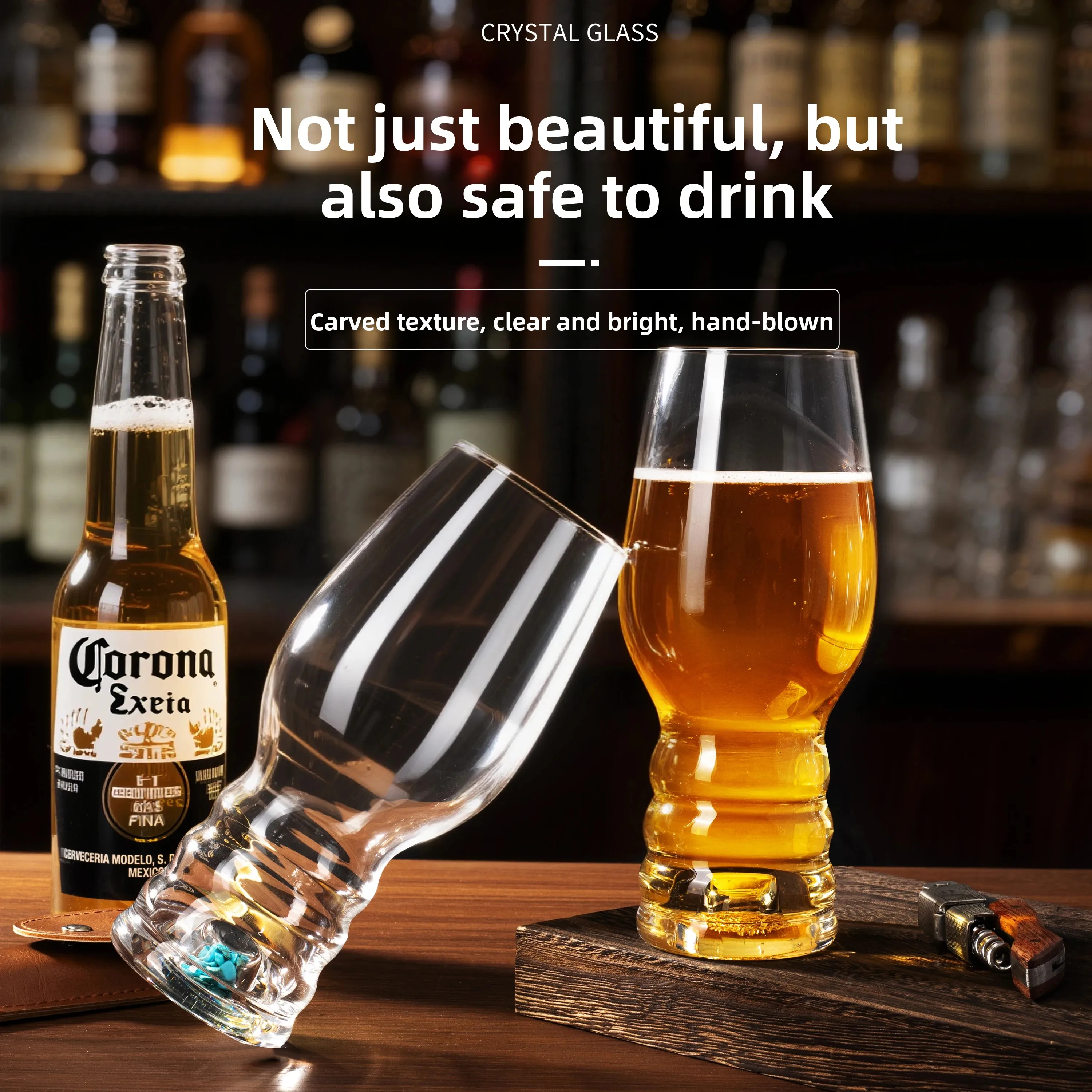 Large Capacity Crystal Beer Glasses Home Use Luxury Gold Series Bar Special Brew Cups High Aesthetic Value Glassware
Large Capacity Crystal Beer Glasses Home Use Luxury Gold Series Bar Special Brew Cups High Aesthetic Value Glassware