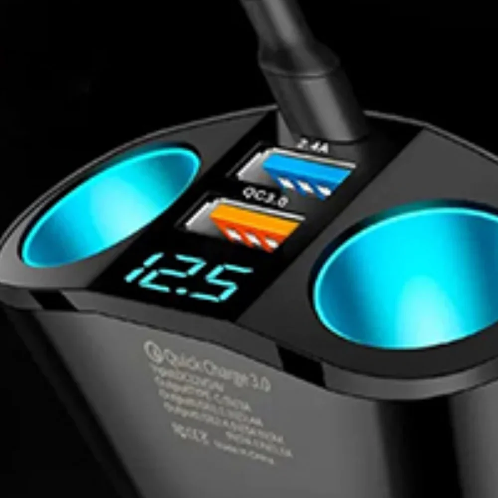 Type-C USB Socket 2.4A Auto Cigarette Lighter Adapter PD QC3.0 Blue Atmosphere Light Dual USB Power Adapter for Mobile Phone DVR
Type-C USB Socket 2.4A Auto Cigarette Lighter Adapter PD QC3.0 Blue Atmosphere Light Dual USB Power Adapter for Mobile Phone DVR
