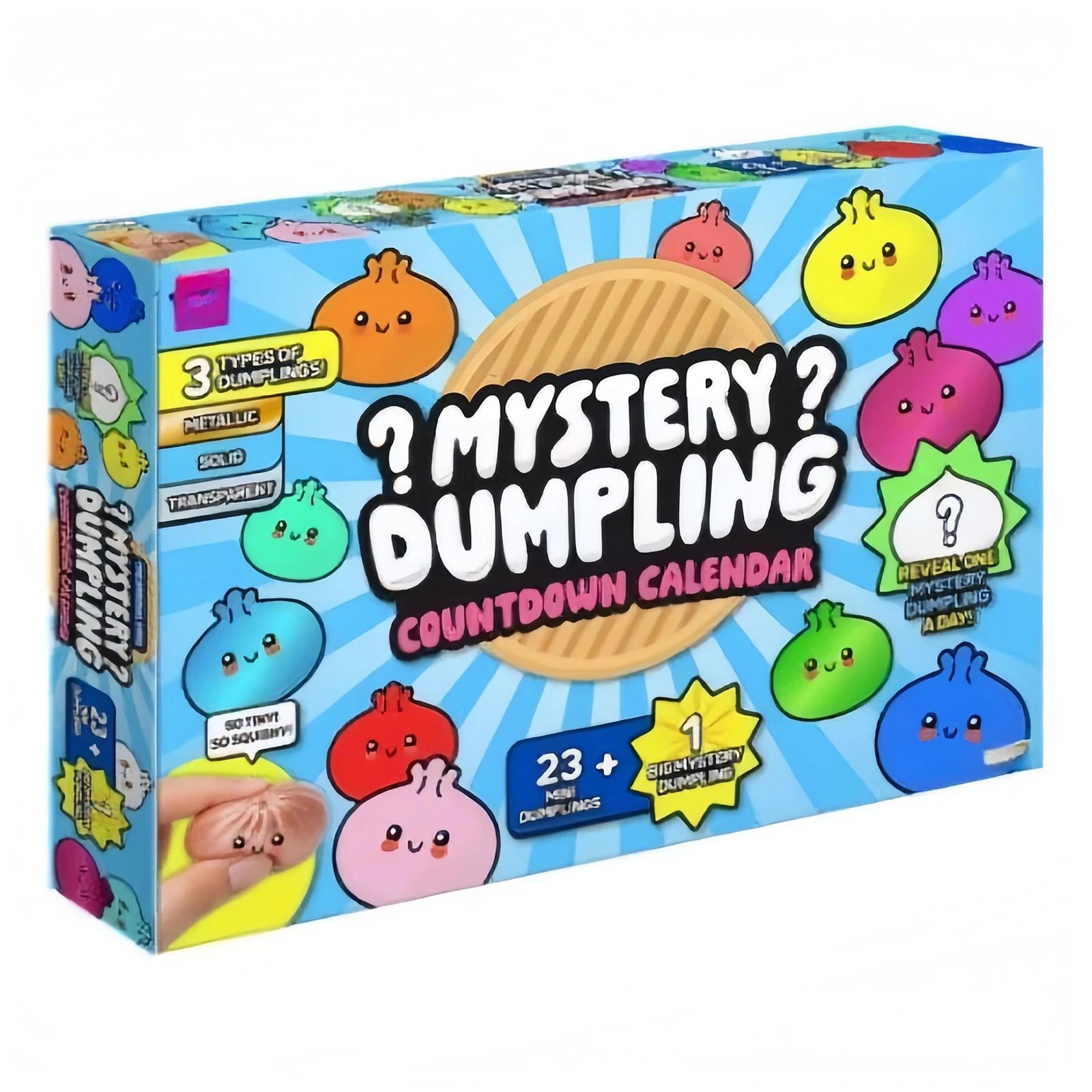 Dumpling Advent Calendar Soft Squeeze Decompression Dough with 24 Dumpling Squishies Safe Sensory T-oy for Adult & Teens
Dumpling Advent Calendar Soft Squeeze Decompression Dough with 24 Dumpling Squishies Safe Sensory T-oy for Adult & Teens