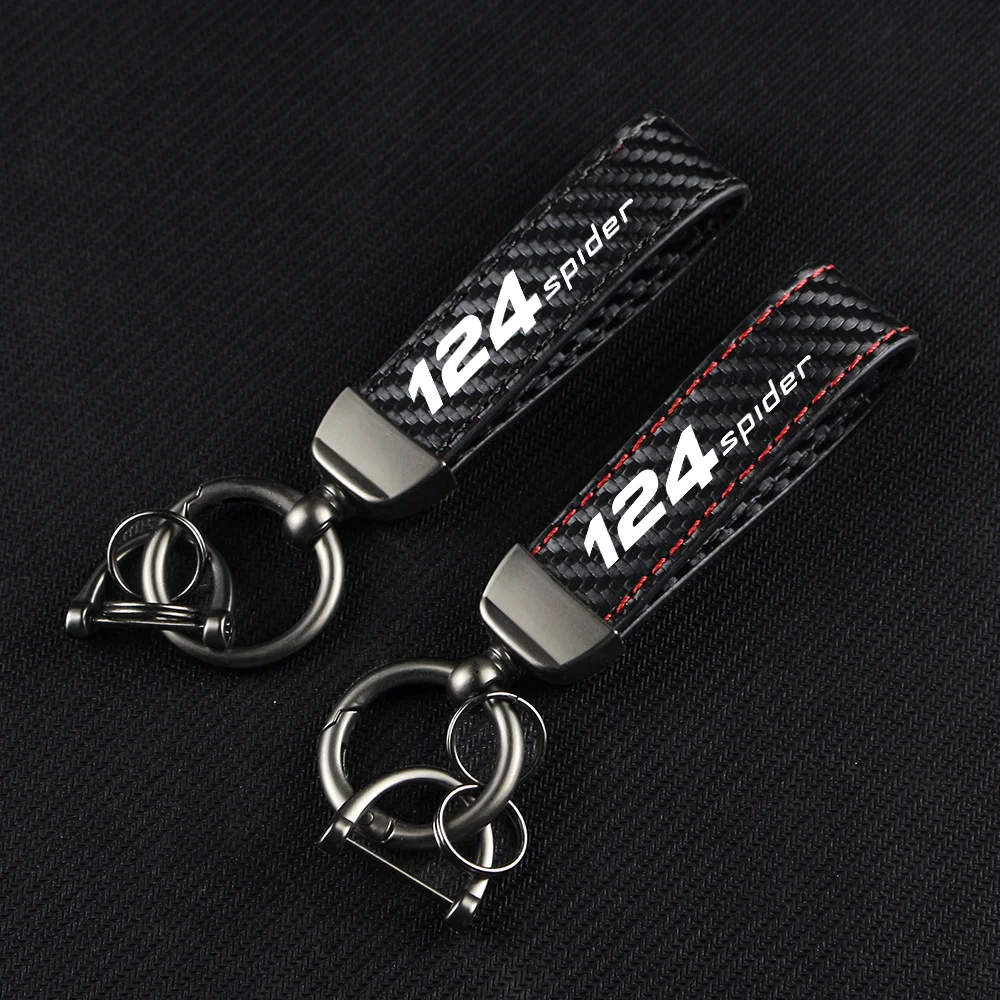 Car Carbon Fiber Leather Rope Car Keychain Key Chain Pendant Keyring Horseshoe Buckle for 124spider 500 ABARTH AIBEA Accessories
Car Carbon Fiber Leather Rope Car Keychain Key Chain Pendant Keyring Horseshoe Buckle for 124spider 500 ABARTH AIBEA Accessories