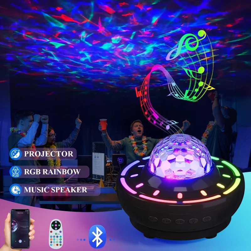 Starry Sky Projection Light with Remote Control Bluetooth Speaker Laser Starry Sky Bedroom Atmosphere Light Children's Gift
Starry Sky Projection Light with Remote Control Bluetooth Speaker Laser Starry Sky Bedroom Atmosphere Light Children's Gift