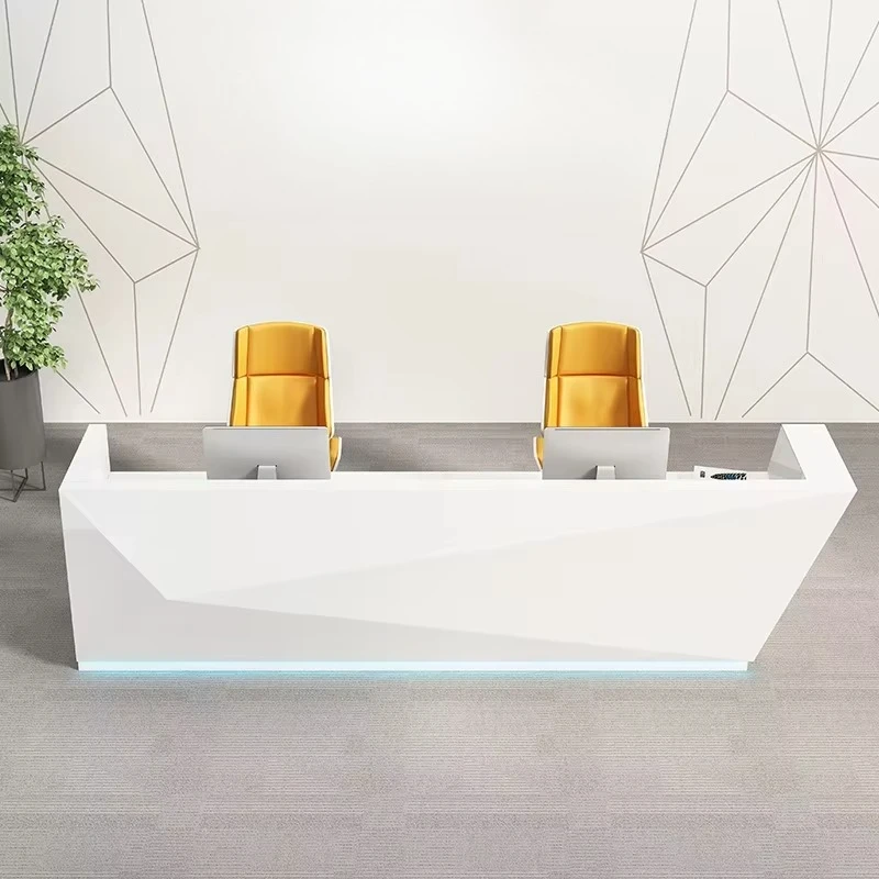 &c Modern White LED Reception Desk Geometric Design Front Counter for Office Lobby Gym & Commercial Use
&c Modern White LED Reception Desk Geometric Design Front Counter for Office Lobby Gym & Commercial Use