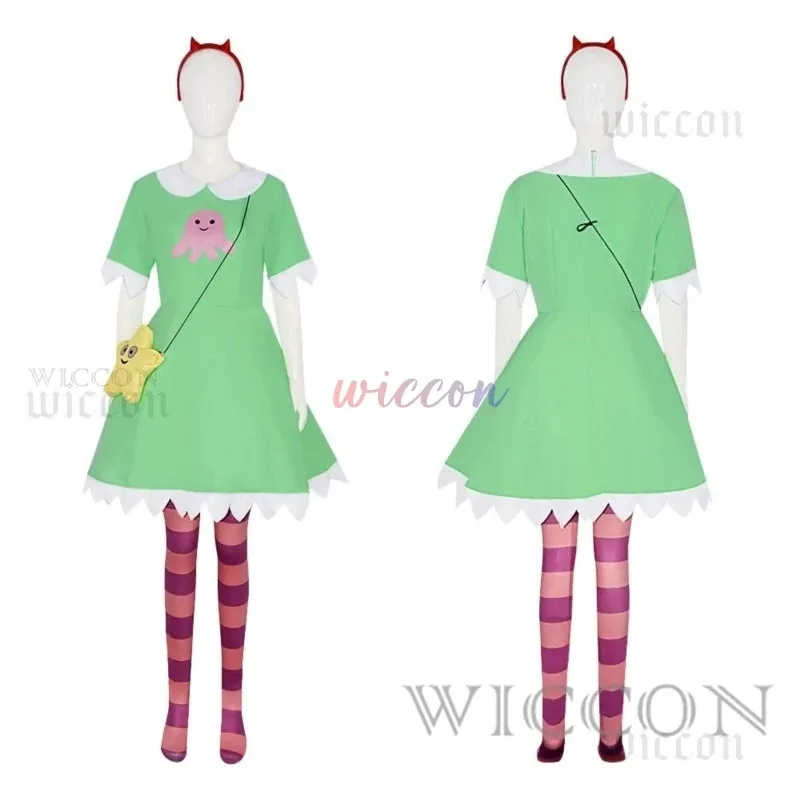 NewAnime Star Butterfly Косплей Star Butterfly Star vs. the Forces of Evil Зеленое платье Парик Головные уборы Носки Модный костюм на Хэллоуин
NewAnime Star Butterfly Косплей Star Butterfly Star vs. the Forces of Evil Зеленое платье Парик Головные уборы Носки Модный костюм на Хэллоуин