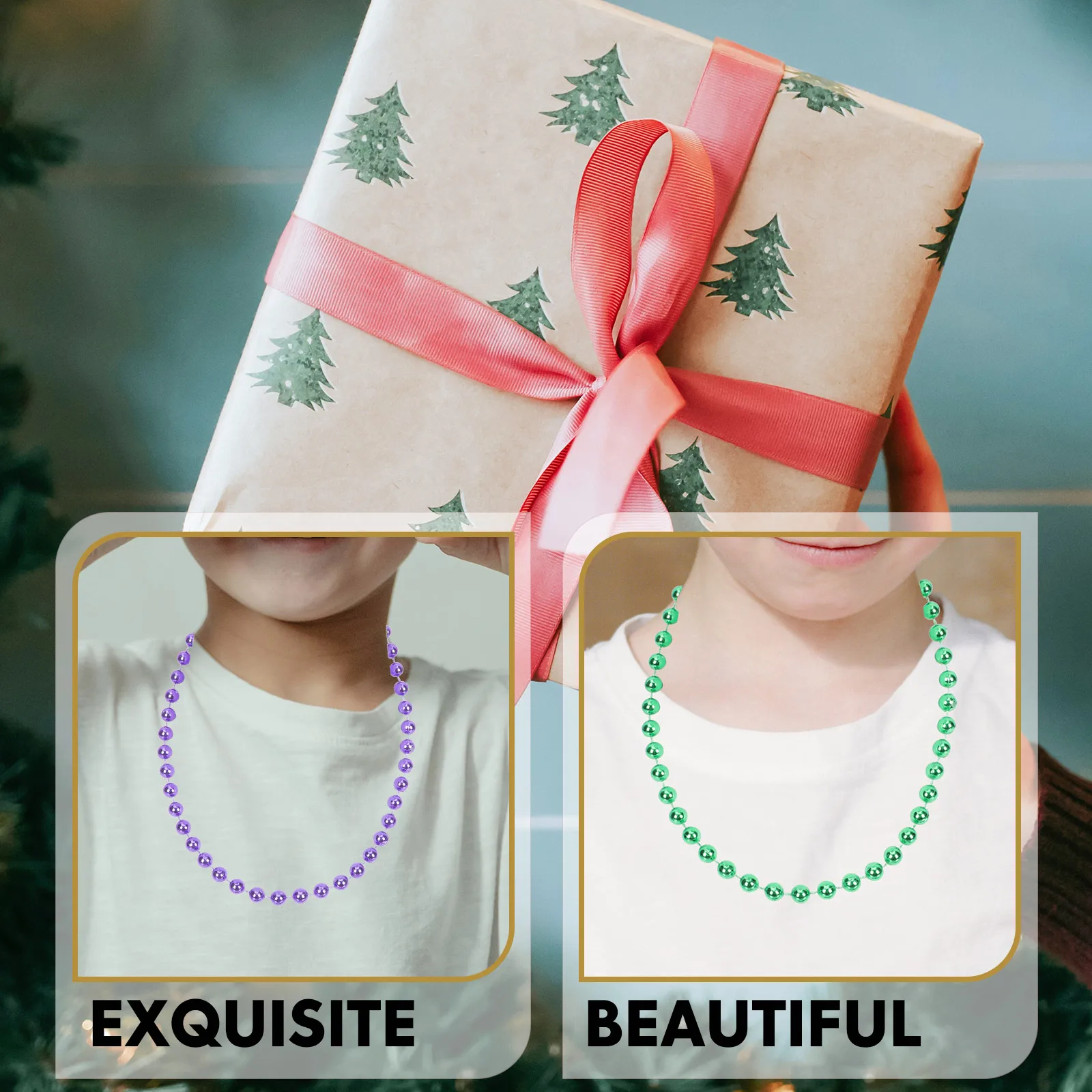 12 Pcs Bead Chain Decoration Mardi Gras Necklace Plastic Party Favors Costume Jewelry for Carnival Christmas Lightweight
12 Pcs Bead Chain Decoration Mardi Gras Necklace Plastic Party Favors Costume Jewelry for Carnival Christmas Lightweight