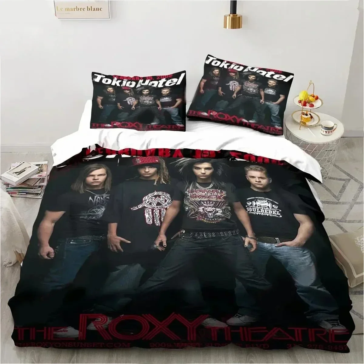 Top 3D Print Tokio Hotel Band Bedding Set Duvet Cover Soft Quilt Cover Pillowcase Comforter king Queen Size Boys Adult Bedding 
Top 3D Print Tokio Hotel Band Bedding Set Duvet Cover Soft Quilt Cover Pillowcase Comforter king Queen Size Boys Adult Bedding