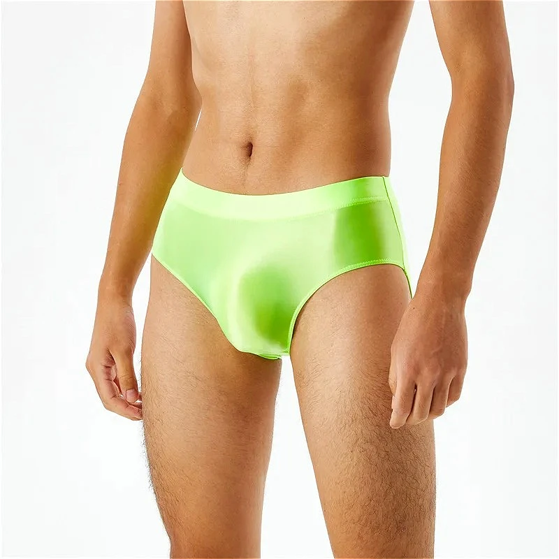 Glossy Sexy Mens Underwear Seamless Oil Shiny Men's Pouch Briefs Silky Elastic Sleepwear Men Panties Transparent Slip Hombre
Glossy Sexy Mens Underwear Seamless Oil Shiny Men's Pouch Briefs Silky Elastic Sleepwear Men Panties Transparent Slip Hombre