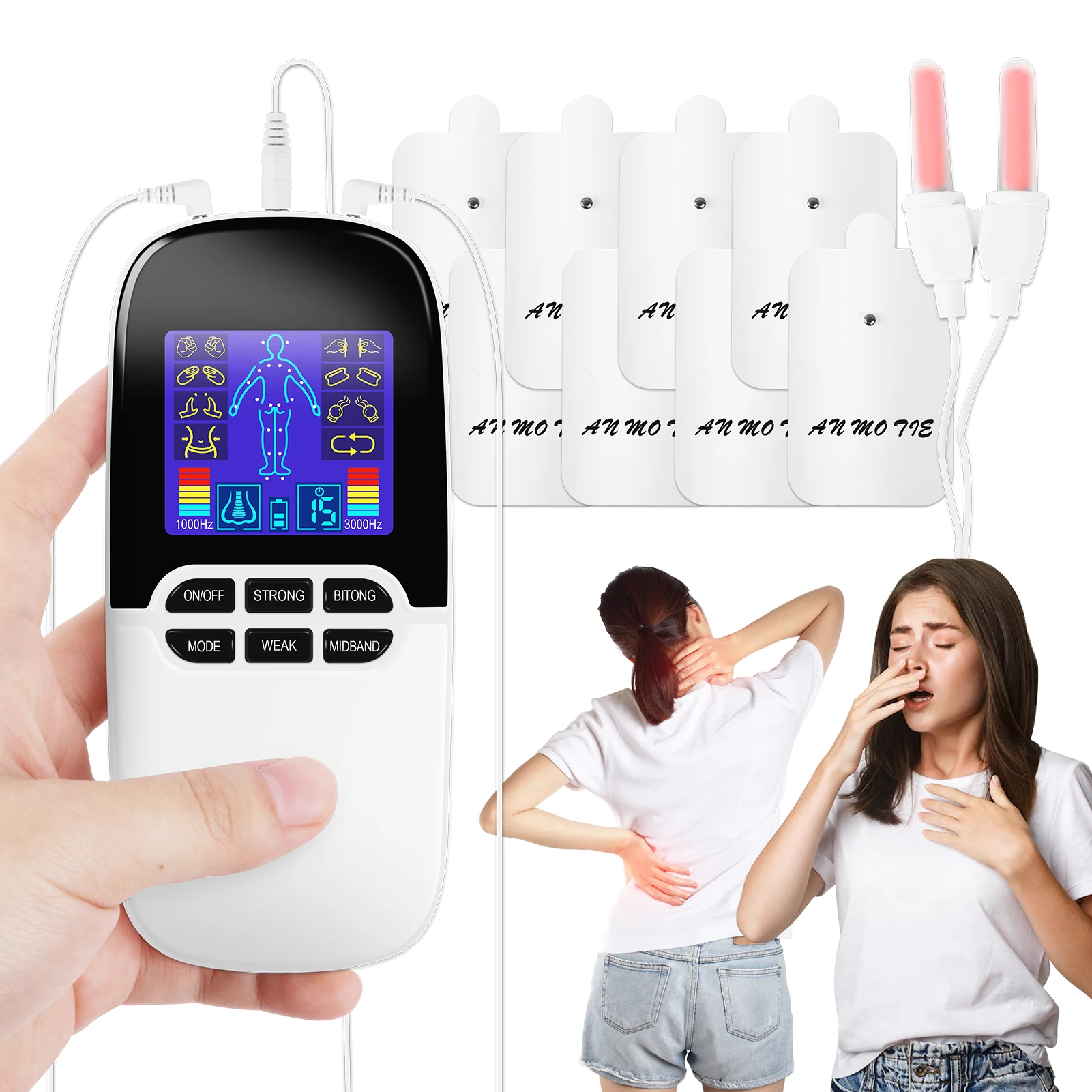 EMS Pulse Electric Muscle Stimulator Back Neck Body Massager Tens Acupuncture Meridian Physiotherapy Digital Relax Massage Tools
EMS Pulse Electric Muscle Stimulator Back Neck Body Massager Tens Acupuncture Meridian Physiotherapy Digital Relax Massage Tools