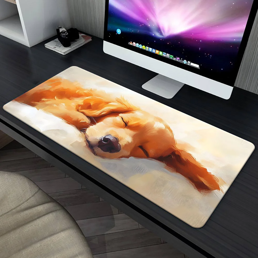 Large Cute Golden Retriever Pattern Gaming Mouse Pad,Non-Slip Waterproof Extended Desk Mat,Smooth Surface Keyboard Pad for Gamer
Large Cute Golden Retriever Pattern Gaming Mouse Pad,Non-Slip Waterproof Extended Desk Mat,Smooth Surface Keyboard Pad for Gamer