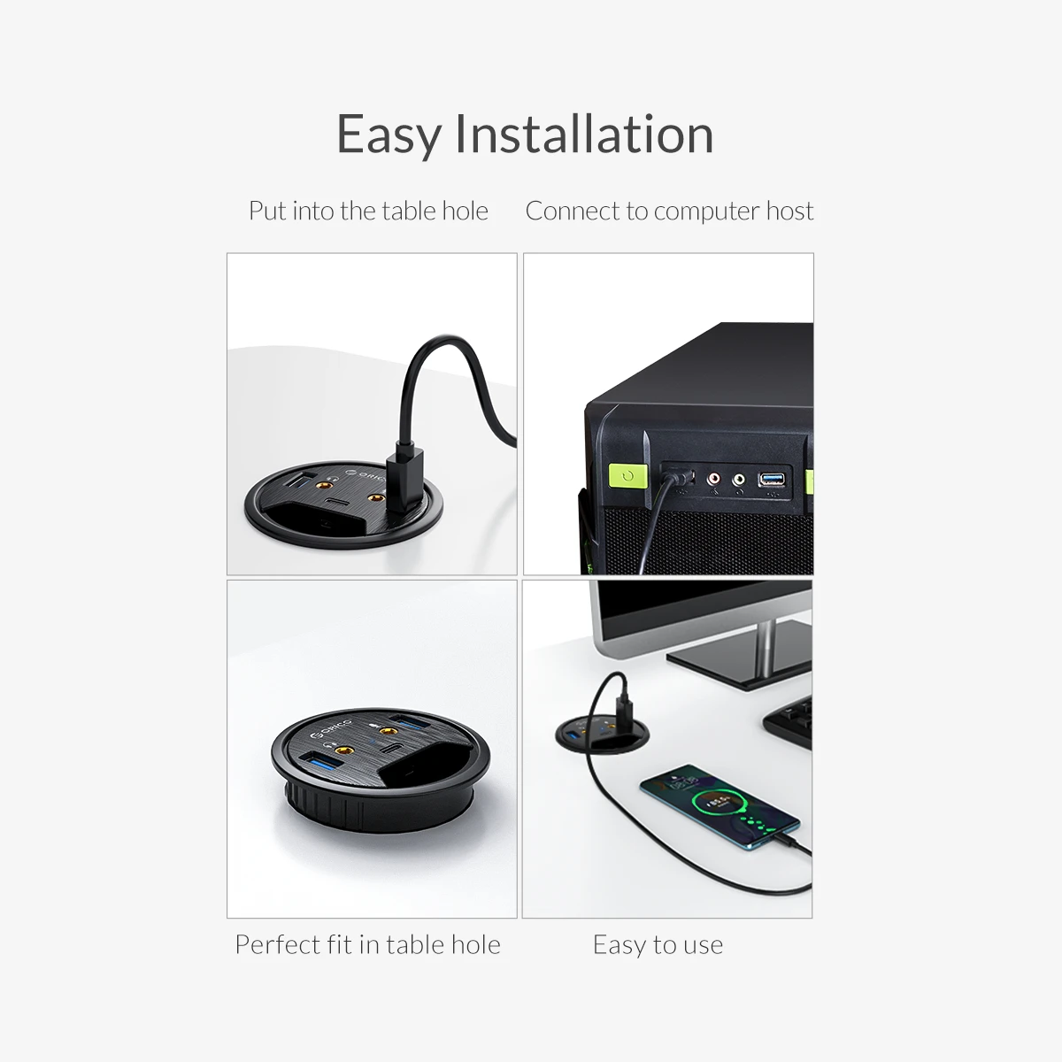 Настольный USB-хаб ORICO с портами для наушников и микрофона, Type-C, кардридером, OTG-адаптером и разветвителем для ноутбуков
Настольный USB-хаб ORICO с портами для наушников и микрофона, Type-C, кардридером, OTG-адаптером и разветвителем для ноутбуков