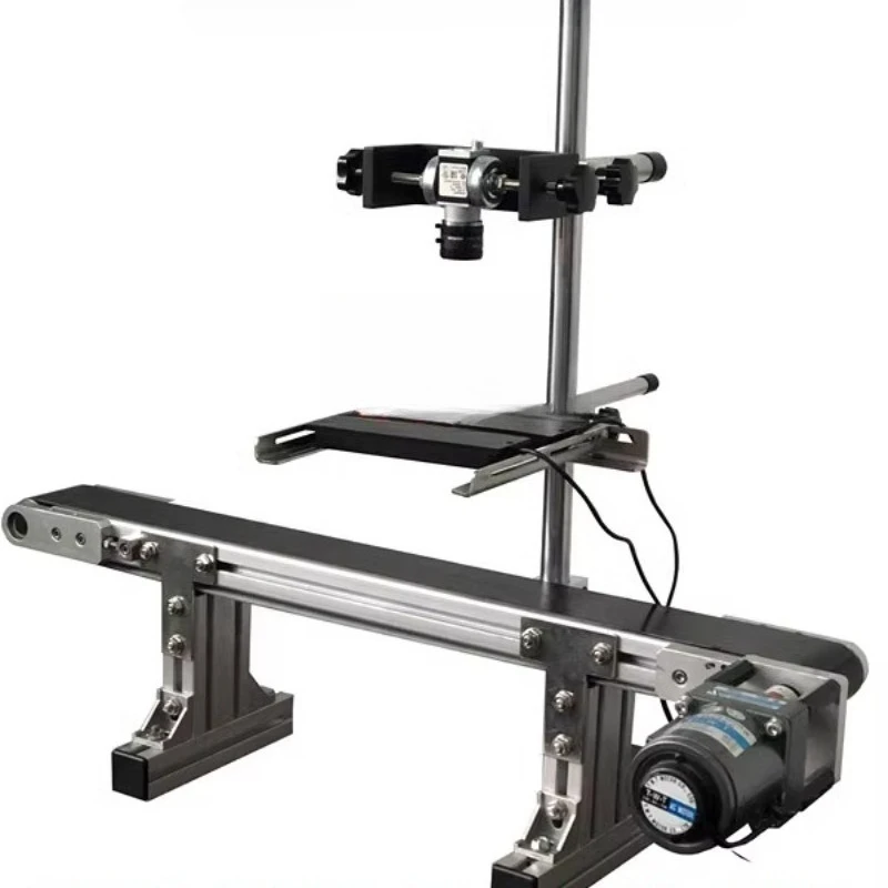 Machine vision inspection, CCD vision, industrial camera vision desktop experiment conveyor belt
Machine vision inspection, CCD vision, industrial camera vision desktop experiment conveyor belt