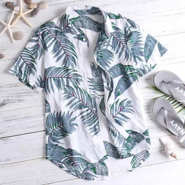 Hawaiian irt ort Sve Cotton Lapel Button Casual Summer Youth Print irt Breathable Moisture ng Travel Wear for Men
Hawaiian irt ort Sve Cotton Lapel Button Casual Summer Youth Print irt Breathable Moisture ng Travel Wear for Men