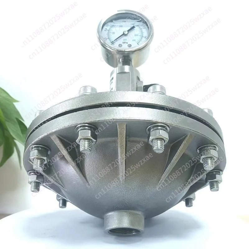 Stainless steel PVDF diaphragm pulse damper FPM/PTFE diaphragm liquid water buffer gas tank equalizer
Stainless steel PVDF diaphragm pulse damper FPM/PTFE diaphragm liquid water buffer gas tank equalizer