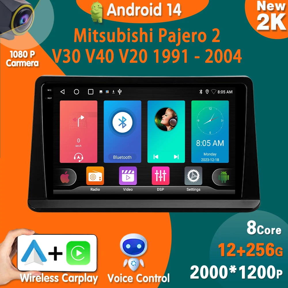 Android 14 For Mitsubishi Pajero 2 V30 V40 V20 1991 - 2004 Car Radio Stereo Multimedia Video Player Navigation GPS
Android 14 For Mitsubishi Pajero 2 V30 V40 V20 1991 - 2004 Car Radio Stereo Multimedia Video Player Navigation GPS