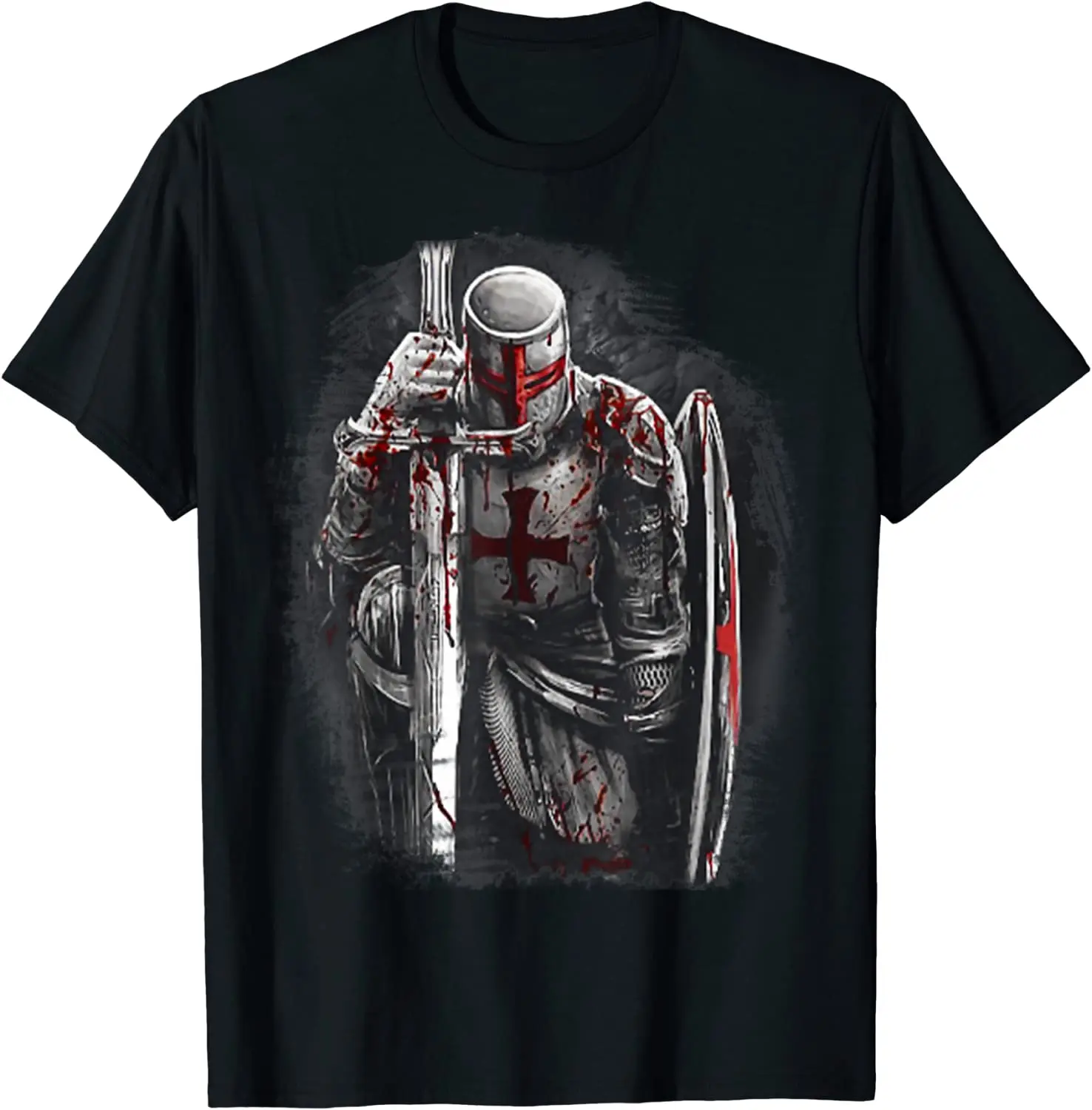 Christian Templar Knights Crusader Warrior T-Shirt 100% Cotton O-Neck Summer Short Sleeve Casual Mens T-shirt Size S-3XL
Christian Templar Knights Crusader Warrior T-Shirt 100% Cotton O-Neck Summer Short Sleeve Casual Mens T-shirt Size S-3XL