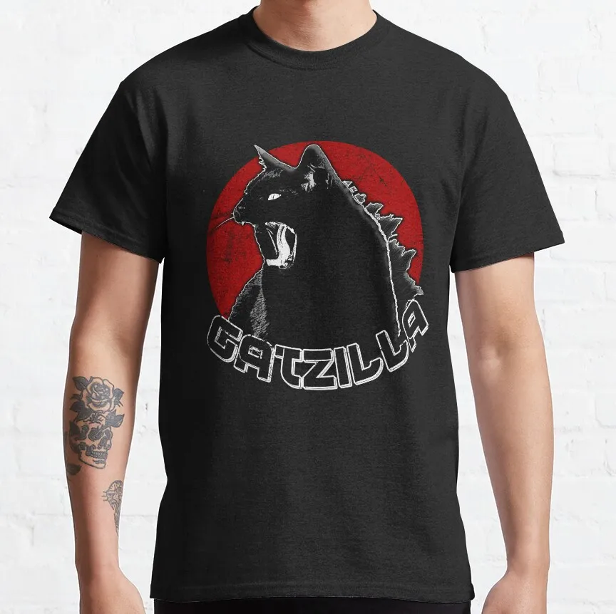 0925 Catzilla King of Monster Gift t shirt for Cat Lover 100% cotton printed Cute kitty Graphic tee Short Sleeve y2k clothes
0925 Catzilla King of Monster Gift t shirt for Cat Lover 100% cotton printed Cute kitty Graphic tee Short Sleeve y2k clothes