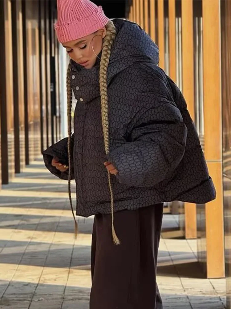 HH женская зимняя модная простая куртка с капюшоном и принтом ручной работы, женское украшение на молнии и кармане, теплое хлопковое пальто с длинными рукавами
HH женская зимняя модная простая куртка с капюшоном и принтом ручной работы, женское украшение на молнии и кармане, теплое хлопковое пальто с длинными рукавами