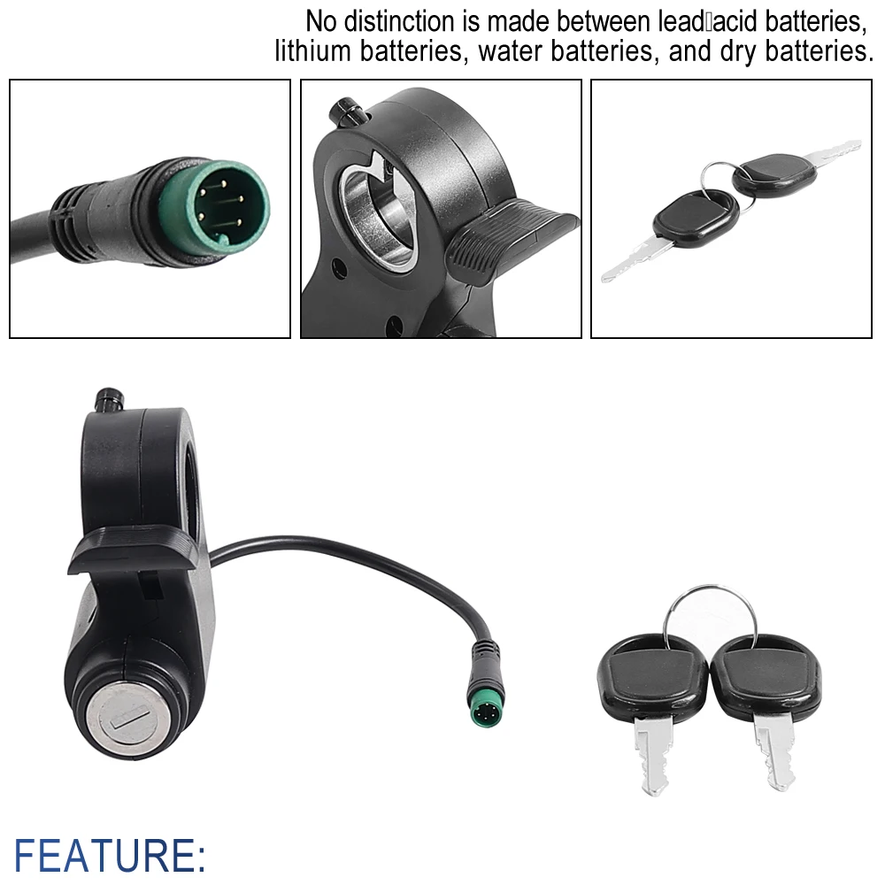 Electric Lock with Key Throttle for Kukirin G2 Pro /G2 Max Electric Scooter 5pin Speed Throttle Accelerator Power Switch Lock
Electric Lock with Key Throttle for Kukirin G2 Pro /G2 Max Electric Scooter 5pin Speed Throttle Accelerator Power Switch Lock