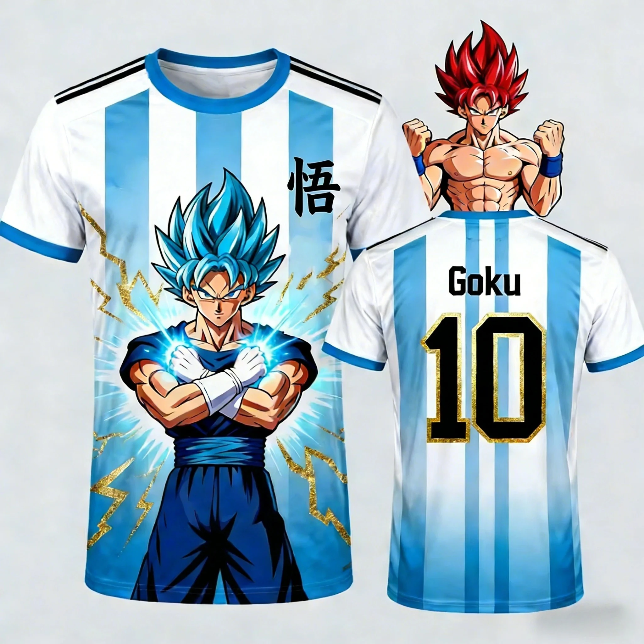 Hot Selling 2026 Japanese Anime Dragon Ball Adult Men's and Women's Football Shirts Wukong Anime Children's Sports 3D T-shirts
Hot Selling 2026 Japanese Anime Dragon Ball Adult Men's and Women's Football Shirts Wukong Anime Children's Sports 3D T-shirts