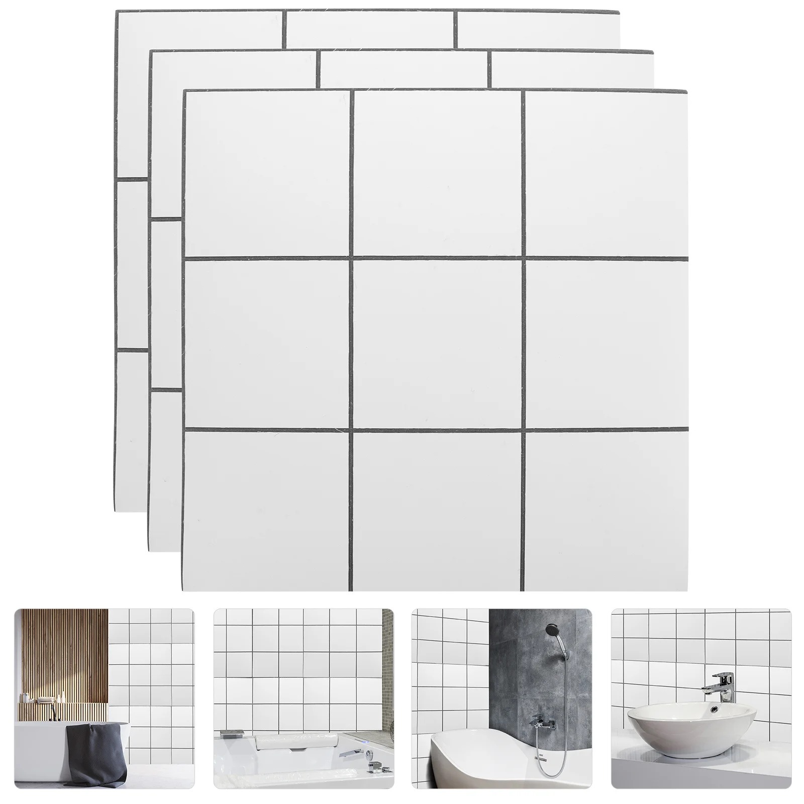 3 Sheets Self Adhesive Wall Tiles Stickers Peel Stick Brick Backsplash Bathroom Kitchen Living Room Decor Garden Supplies
3 Sheets Self Adhesive Wall Tiles Stickers Peel Stick Brick Backsplash Bathroom Kitchen Living Room Decor Garden Supplies
