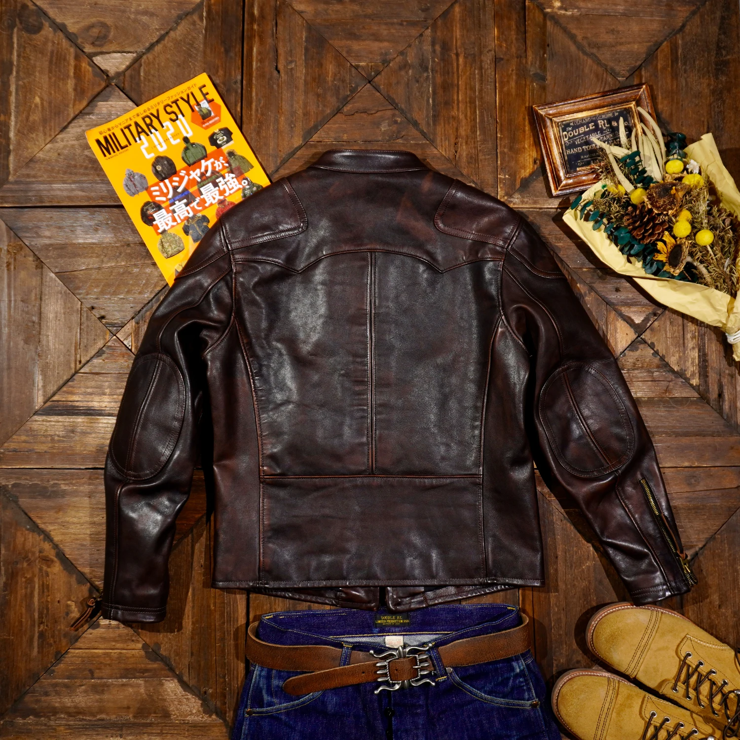 Tailor Brando Full Grain 1,5 мм Tea Core из конской кожи, классическая винтажная кожаная байкерская куртка
Tailor Brando Full Grain 1,5 мм Tea Core из конской кожи, классическая винтажная кожаная байкерская куртка