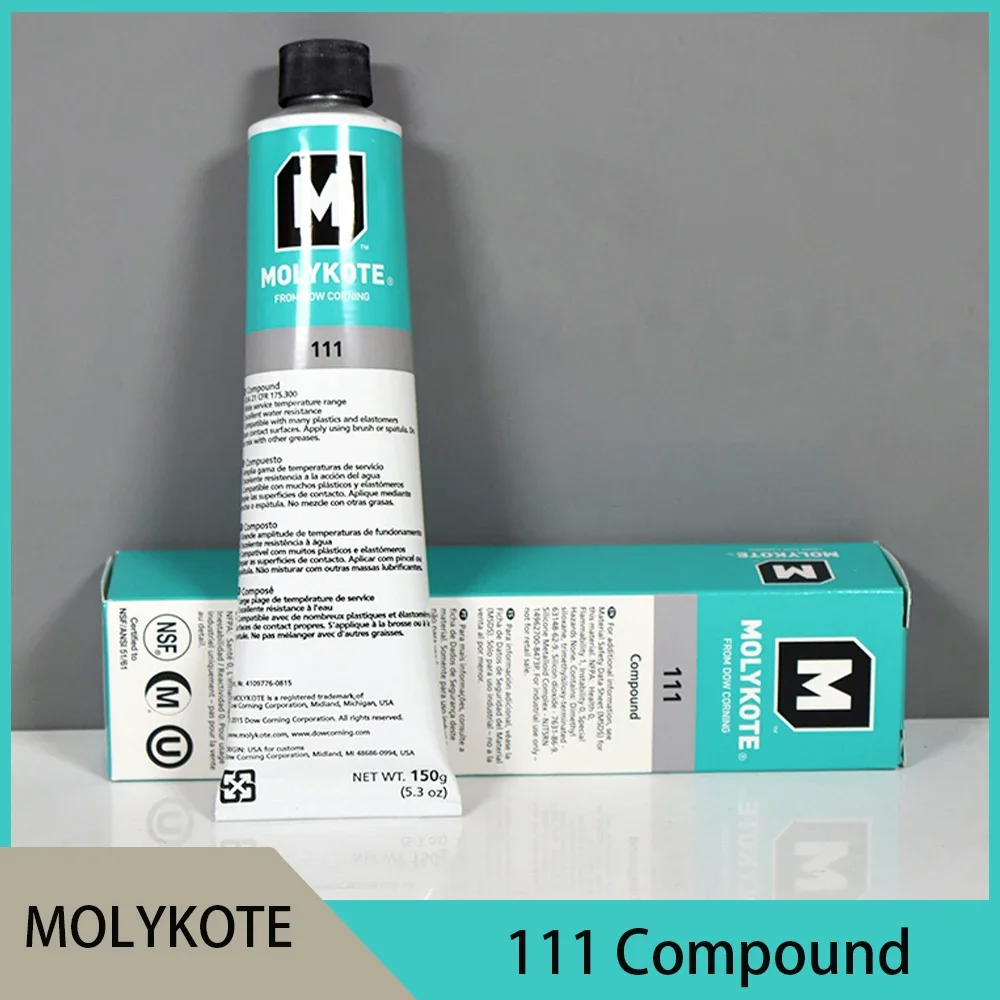 MOLYKOTE 111 Compound it prevents gaskets from sticking to metal and resists weathering and water washout
MOLYKOTE 111 Compound it prevents gaskets from sticking to metal and resists weathering and water washout