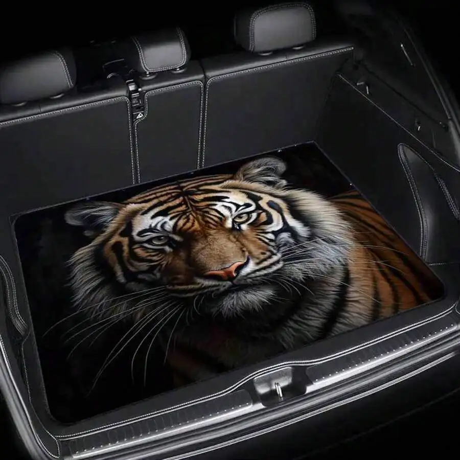 Tiger Print Car Trunk Mat Polyester Universal Fit SUV Hatchback
Tiger Print Car Trunk Mat Polyester Universal Fit SUV Hatchback