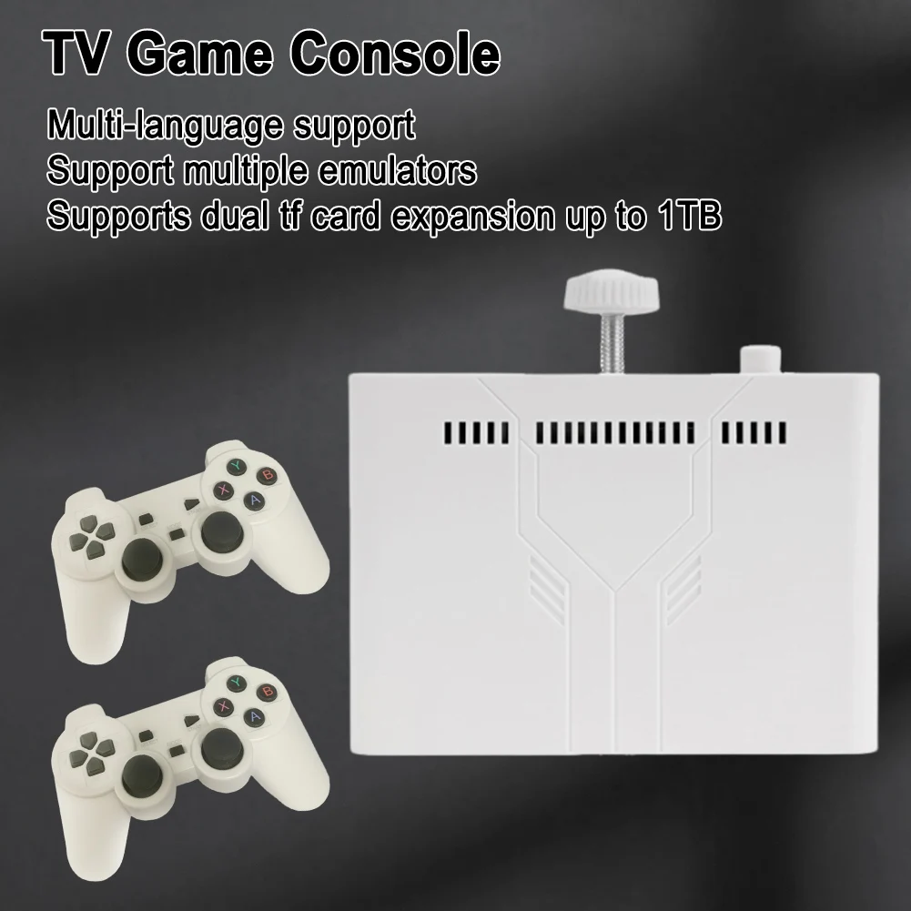 New Video Game Console Linux System 256G Built 12000 Games Rechargeable Wireless Handle Low Latency Connection Player Kids Gifts
New Video Game Console Linux System 256G Built 12000 Games Rechargeable Wireless Handle Low Latency Connection Player Kids Gifts