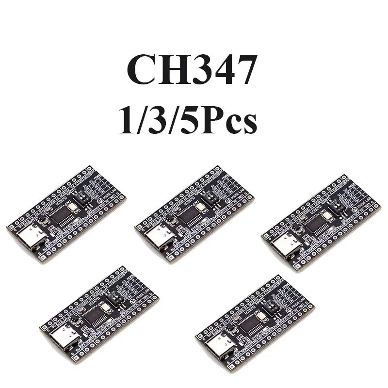 1/3/5PcsCH347 Development Board Module, High-Speed USB to UART/I2C/SPI/JTAG/GPIO, Open-Source USB-HS
1/3/5PcsCH347 Development Board Module, High-Speed USB to UART/I2C/SPI/JTAG/GPIO, Open-Source USB-HS