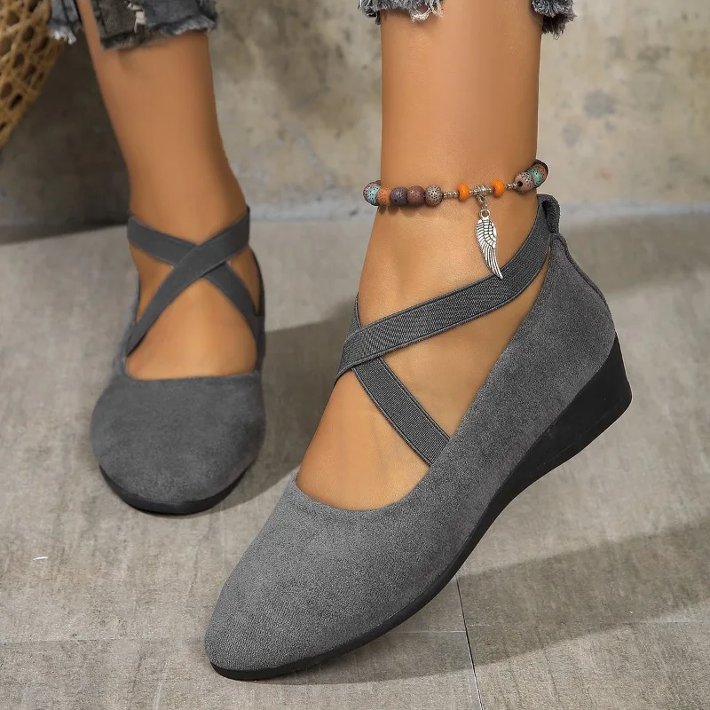 2025 New Women's Shoes Fashion Suede Casual Shoes Comfort Slip on Loafers Wedge Heel Single Shoes for Women Light Walking Flats
2025 New Women's Shoes Fashion Suede Casual Shoes Comfort Slip on Loafers Wedge Heel Single Shoes for Women Light Walking Flats