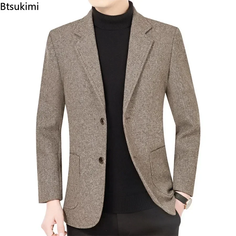New Men's Business Blazers Jackets Casual Suits Coats Male Autumn Winter Single-breasted Solid Suits Jacket 2025 Men's Clothing
New Men's Business Blazers Jackets Casual Suits Coats Male Autumn Winter Single-breasted Solid Suits Jacket 2025 Men's Clothing