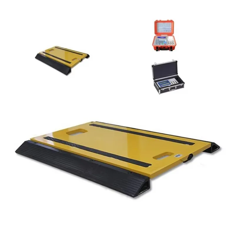 20T Portable Axle Scale for Trucks Wireless LCD Axle Load Scale Dynamic and Static Axle Load Scale
20T Portable Axle Scale for Trucks Wireless LCD Axle Load Scale Dynamic and Static Axle Load Scale